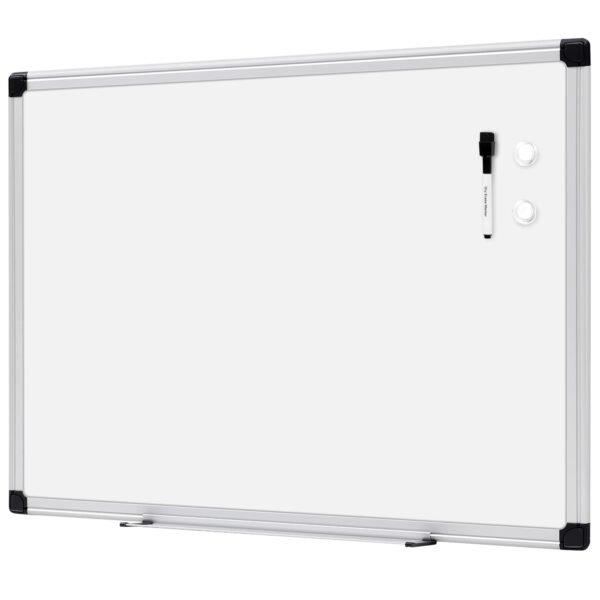 Amazon Basics Magnetic Dry Erase Whiteboard, 24 x 18-Inch, Aluminium Frame, Silver/White