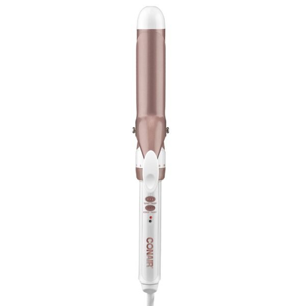 Conair Double Ceramic 1 1/4-Inch Curling Iron, 1 ? inch barrel produces loose curls ? for use on medium and long hair